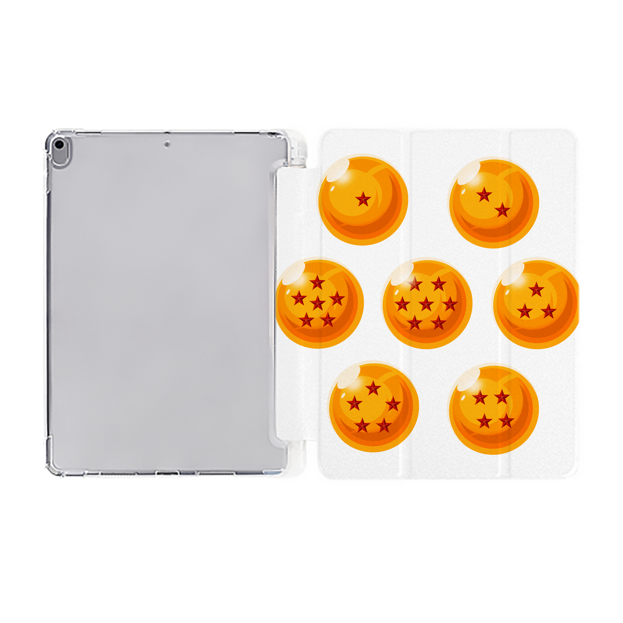 （画像用） ドラゴンボール DRAGON BALL IPad ケース ペン収納付き 三つ折りスタンド PUレザー×シリコン 対応機種9.5/10.5/10.9インチ